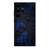 ABSTRACT NEON GLOWING LINES MOBILE SKIN